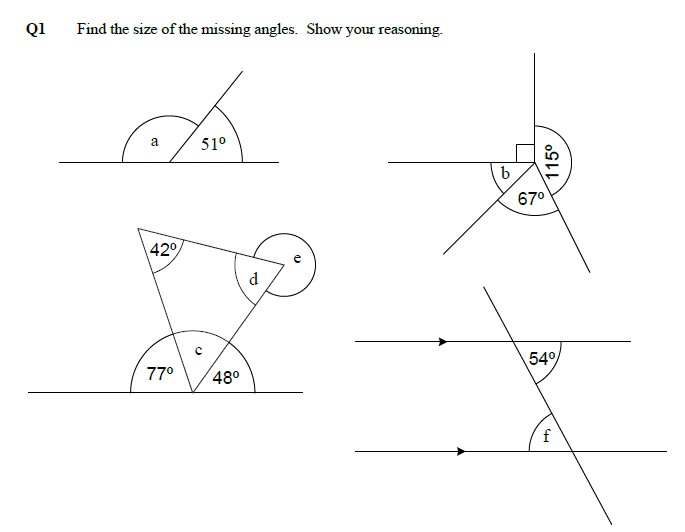 Parallel lines, circles, application of geometric reasoning